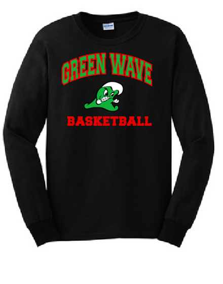 Picture of Green Wave Long Sleeve T-Shirt